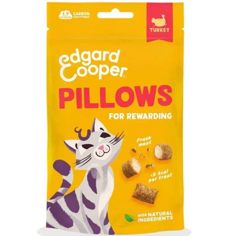 Edgard & Cooper Katzensnack-Pillows Truthahn (60g)