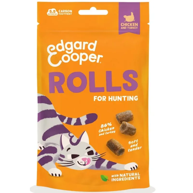 Edgard & Cooper Katzensnack-Rolls Huhn & Truthahn (45g)