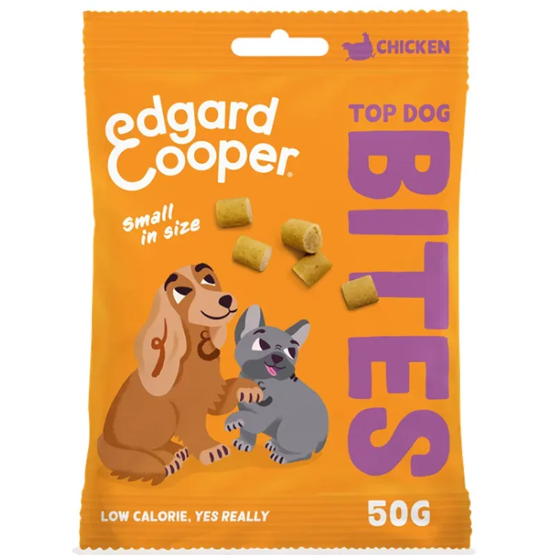 Edgard & Cooper Top Dog Bites Huhn small (50g)