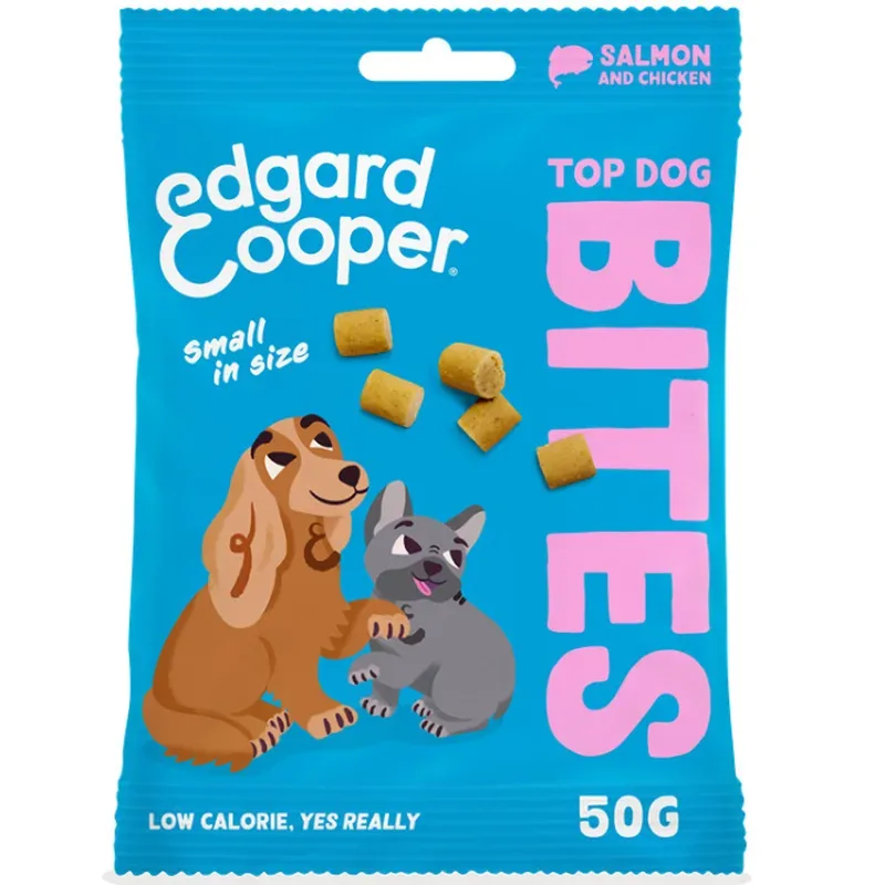 Edgard & Cooper Top Dog Bites Lachs & Huhn small (50g)