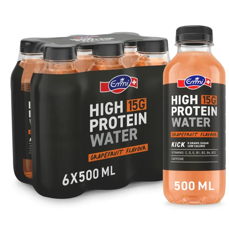 Emmi HIGH Protein Water Kick Grapefruit (6x500ml)