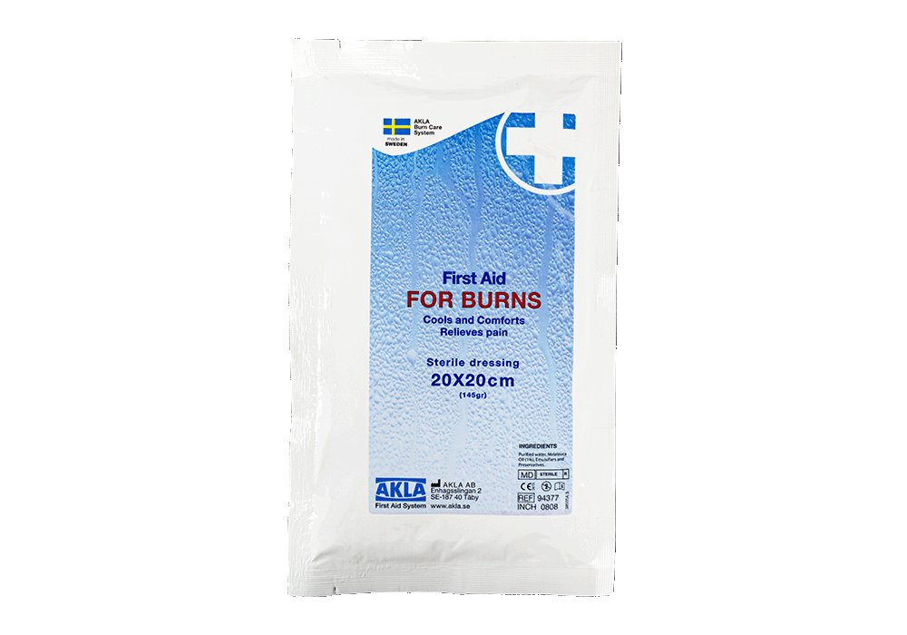 FOR Burns Wundauflage 20x20cm steril mit Gel Btl