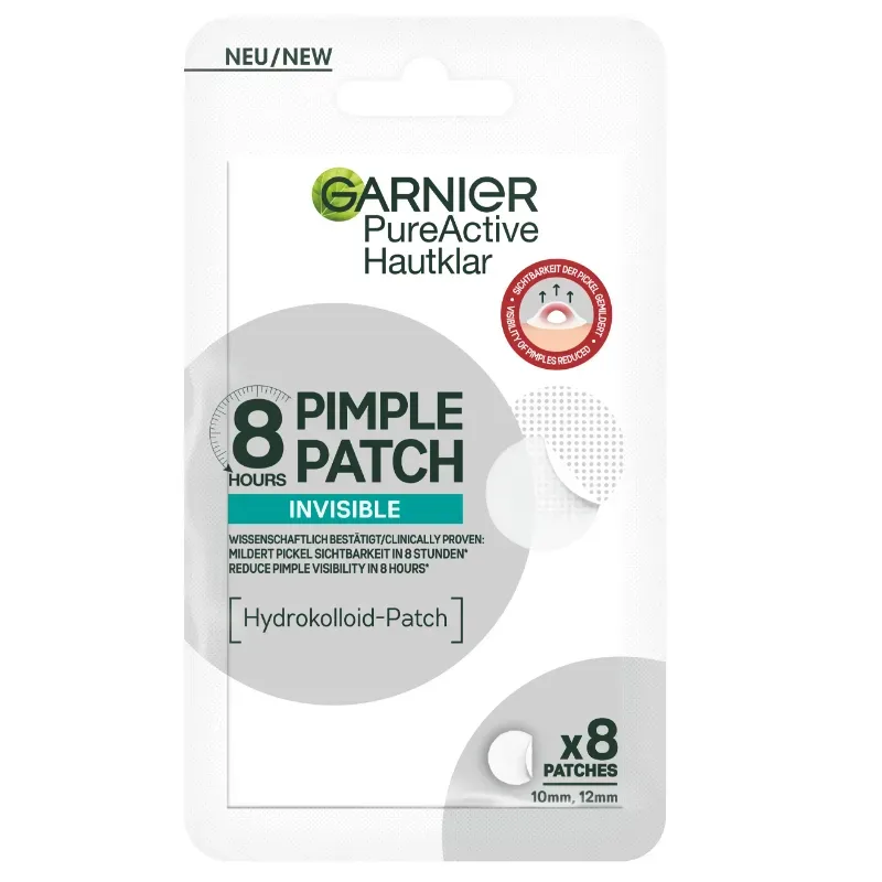 Garnier - 8H Invisible Pimple Patch, 8 Stück