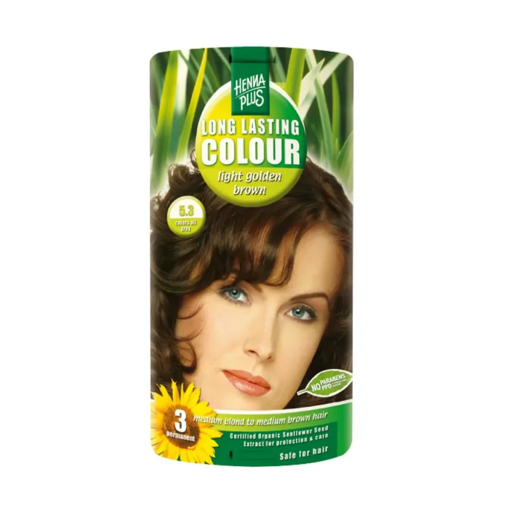 HENNA PLUS Long Lasting Colour 5.3 Helles Goldbraun (1 Stk)