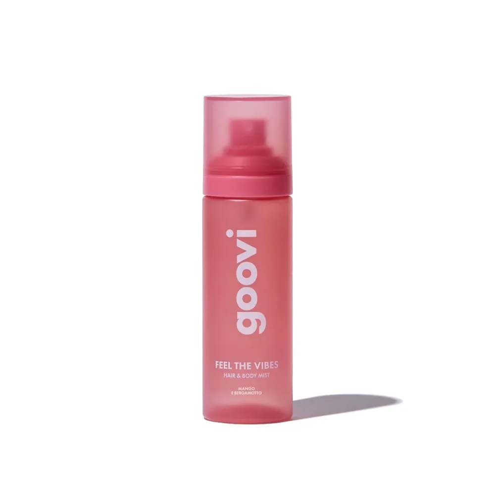 Goovi - HAIR & BODY MIST MANGO UND BERGAMOTTE - Good Vibes Feel the Vibes - Duftwasser für Körper und Haare, 100  ml