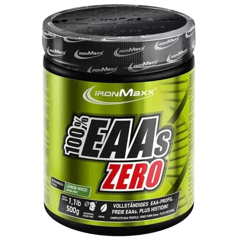 IronMaxx 100% EAAs Zero Lemon-Mint (500g)
