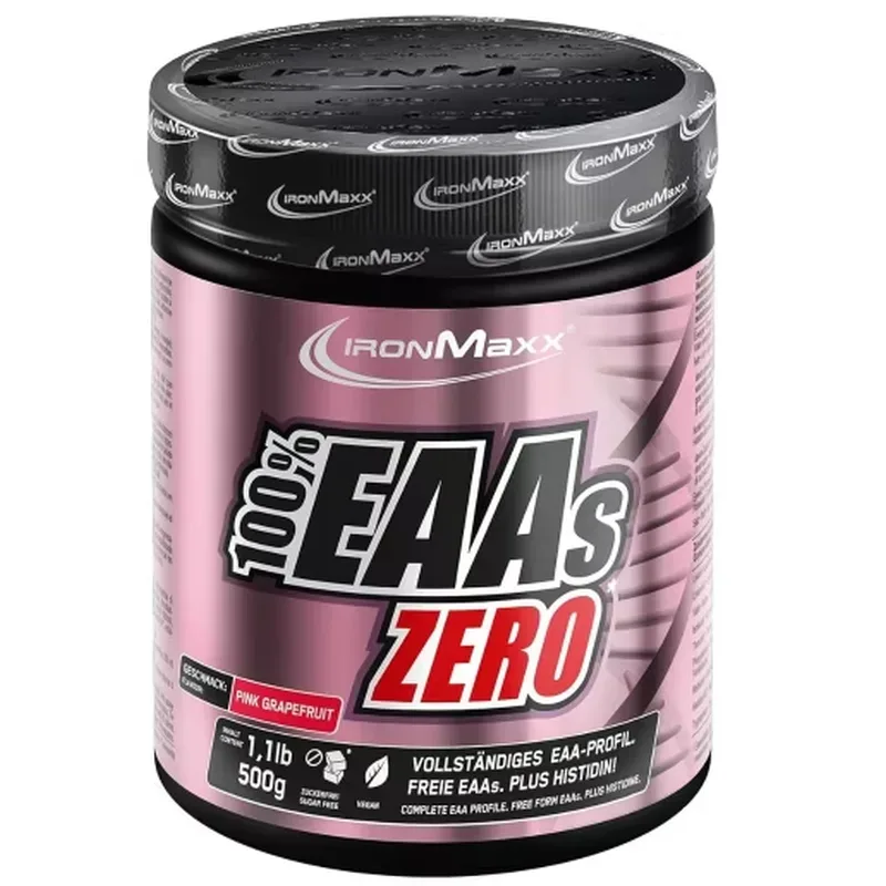 IronMaxx 100% EAAs Zero Pink Grapefruit (500g)