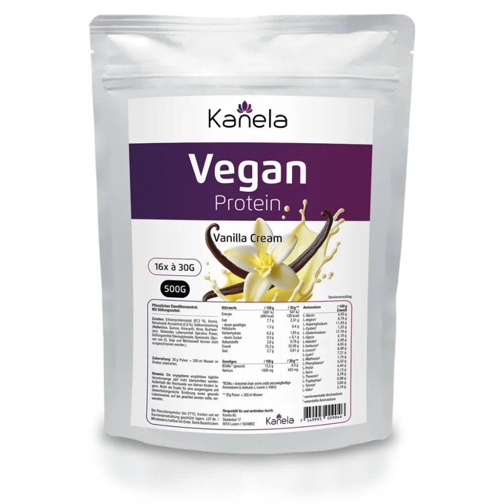 Kanela Veganes Protein Vanille (500g)
