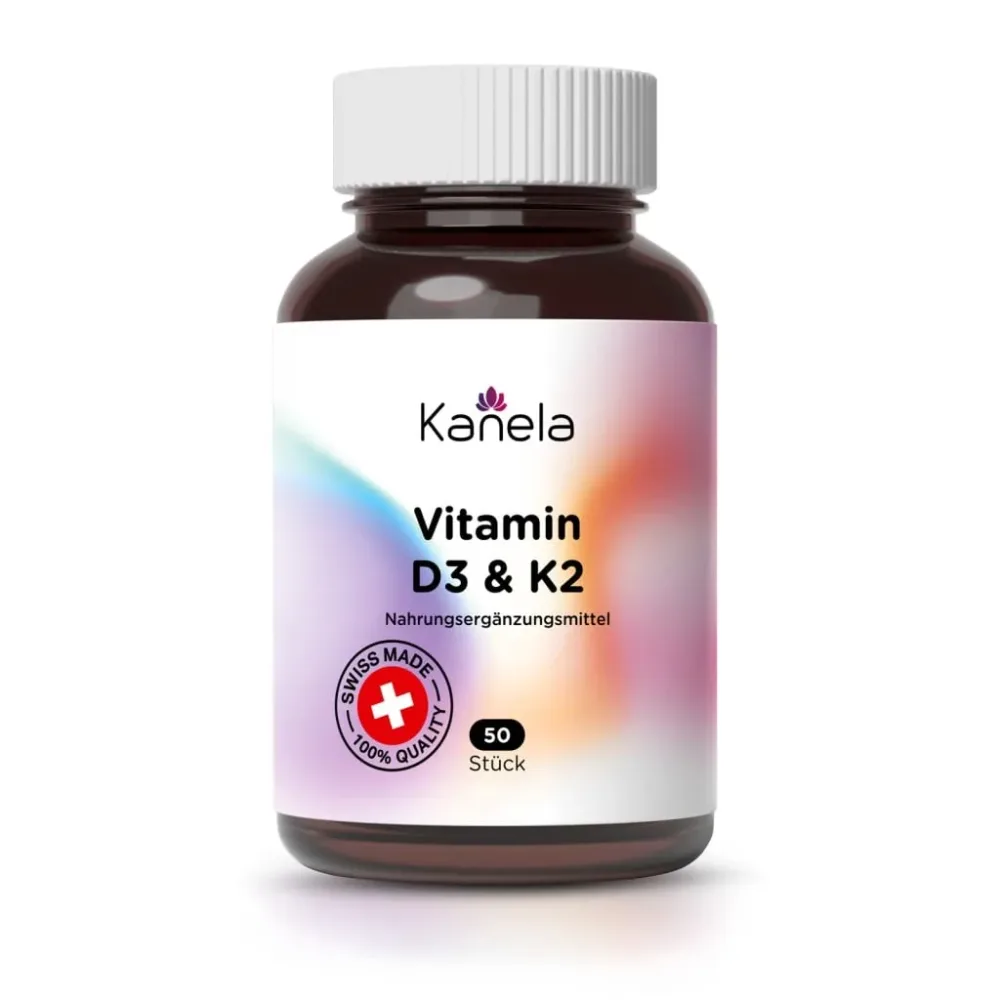 Kanela Vitamin D3 & K2 Kapseln (50 Stk)