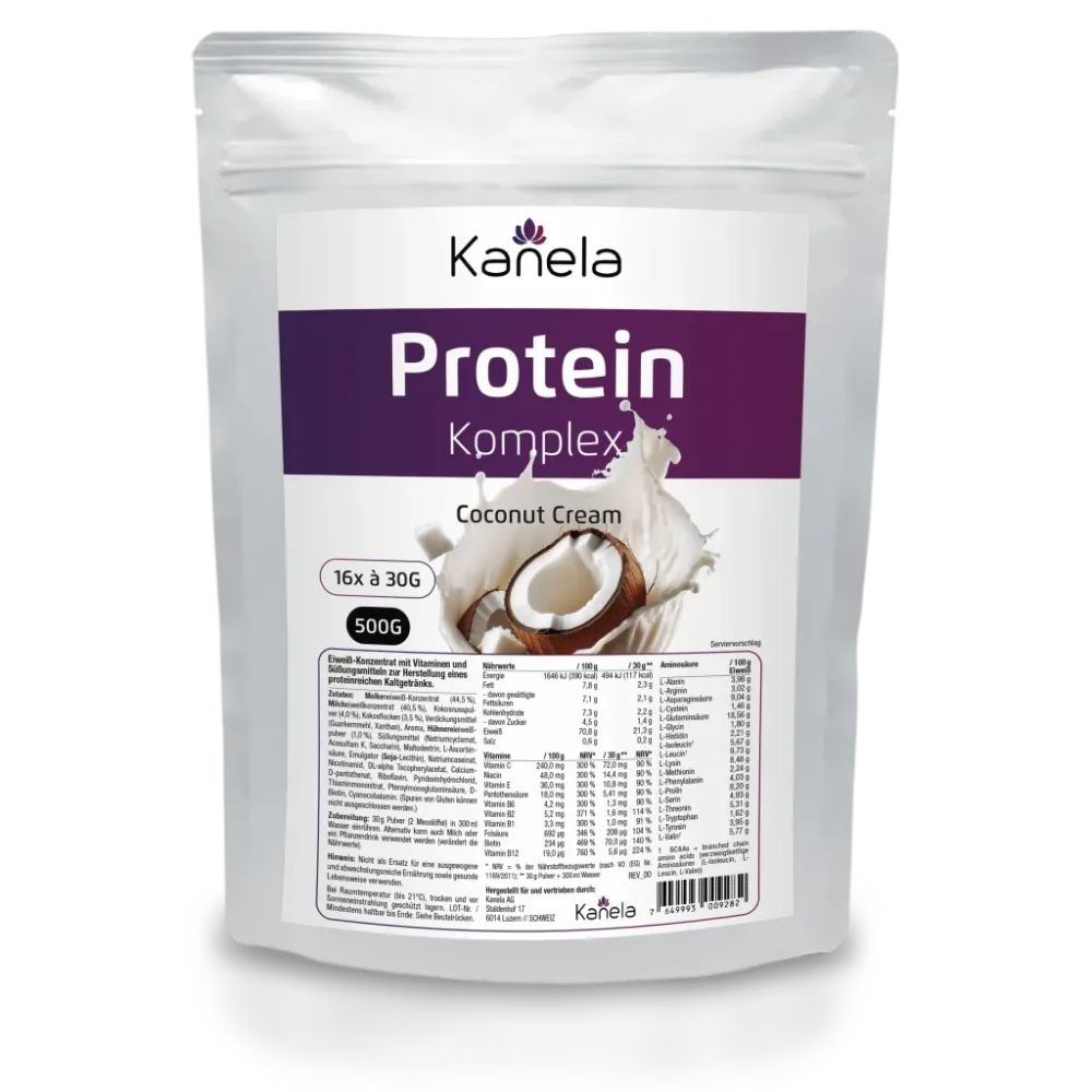 Kanela Protein Komplex, Coconut Cream (500g)