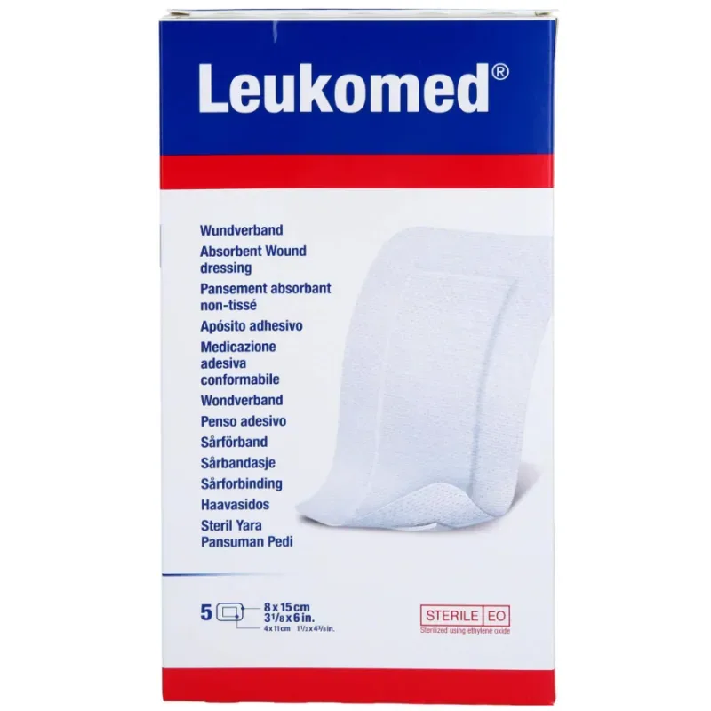 Leukomed Wundverband, 8x15cm (5 Stk)