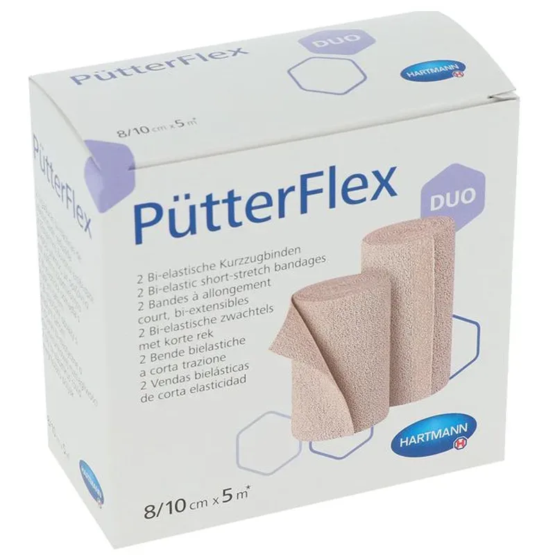PütterFlex Duo elastische Binde, 8/10cmx5m (2 Stk)