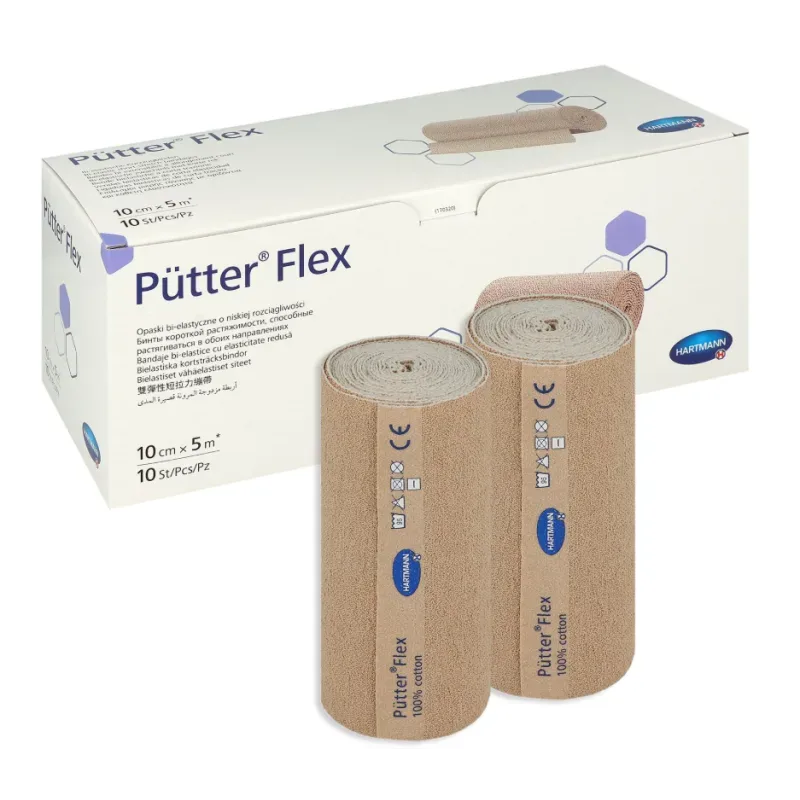 PütterFlex elastische Binde, 10cmx5m (10 Stk)