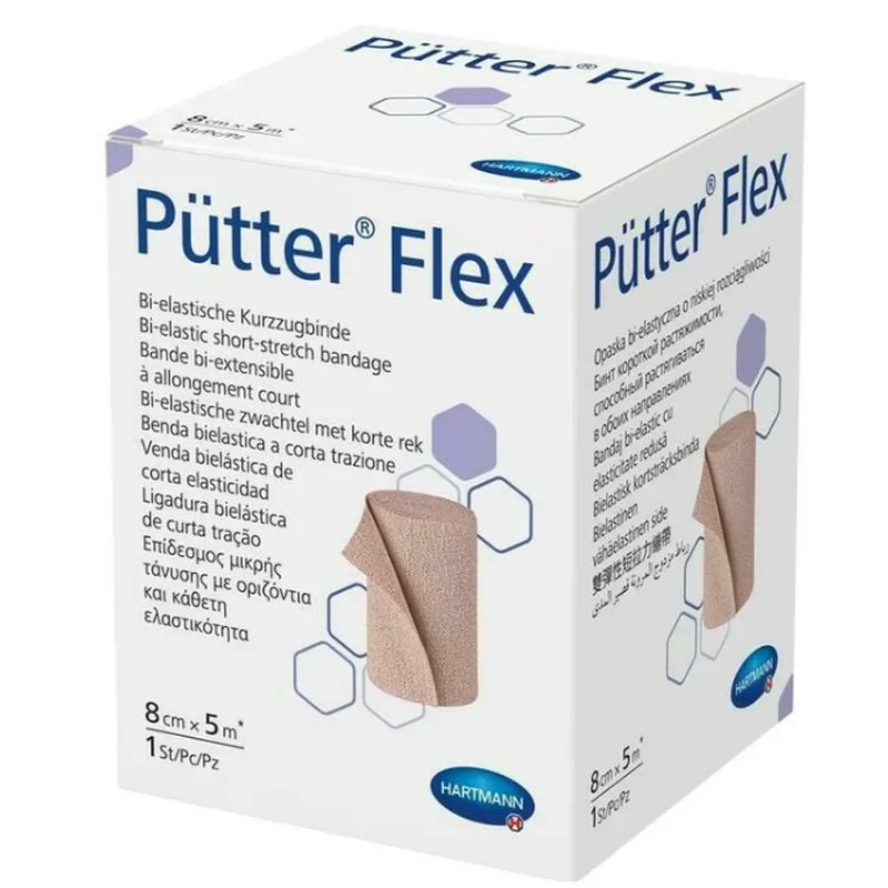 PütterFlex elastische Binde, 8cmx5m (10 Stk)