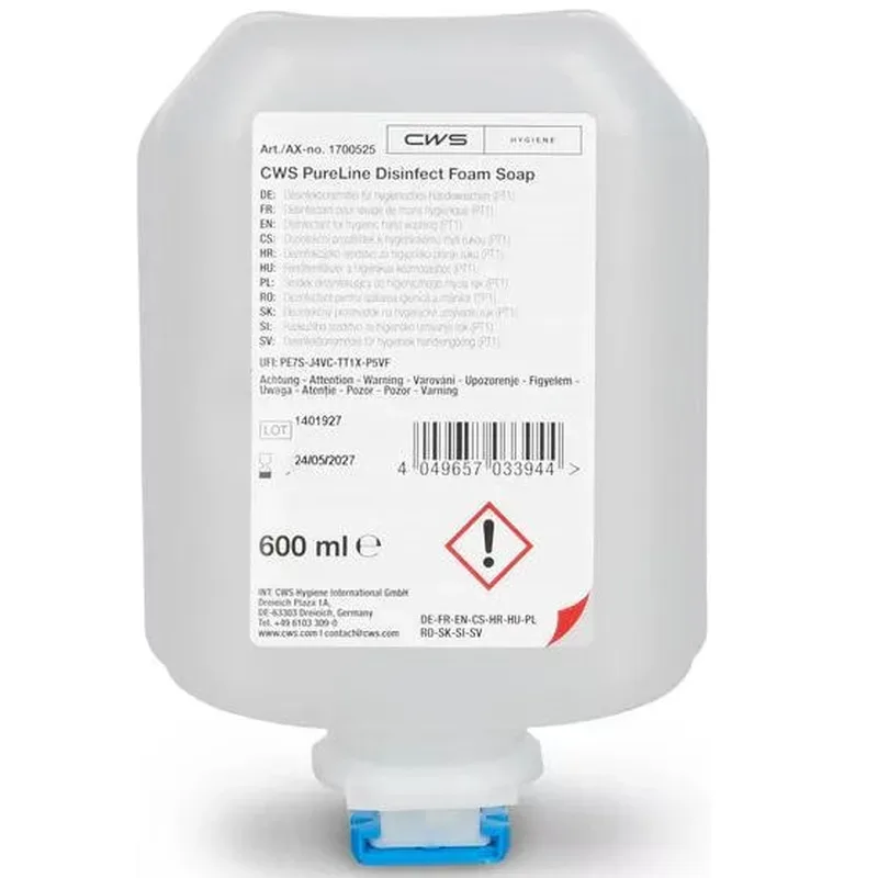 PureLine Disinfect Foam Desinfektionsseife (8x600ml)