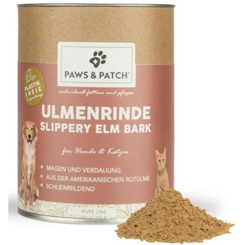 Paws & Patch Ulmenrinde Pulver für Hunde und Katzen (100g)