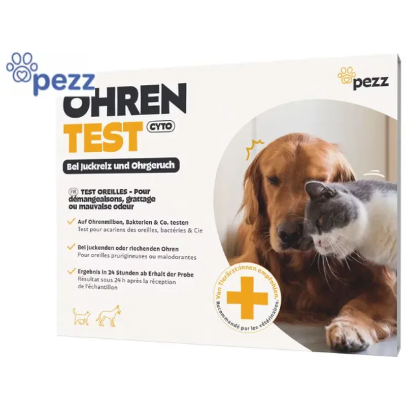 pezz Ohrentest für Hunde und Katzen (2 Stk)