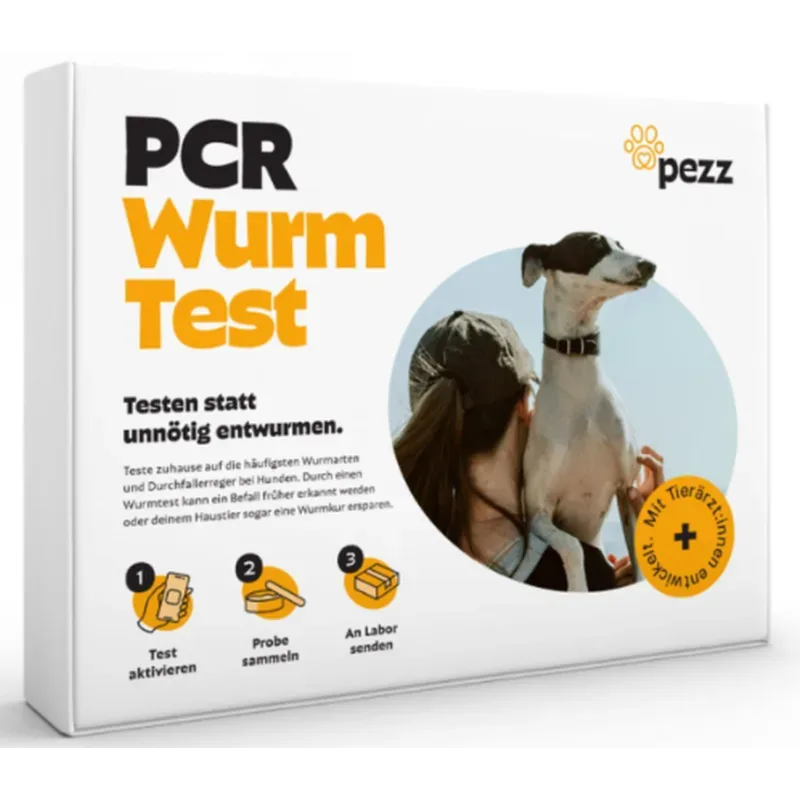 pezz PCR Wurmtest für Hunde und Katzen (1 Stk)