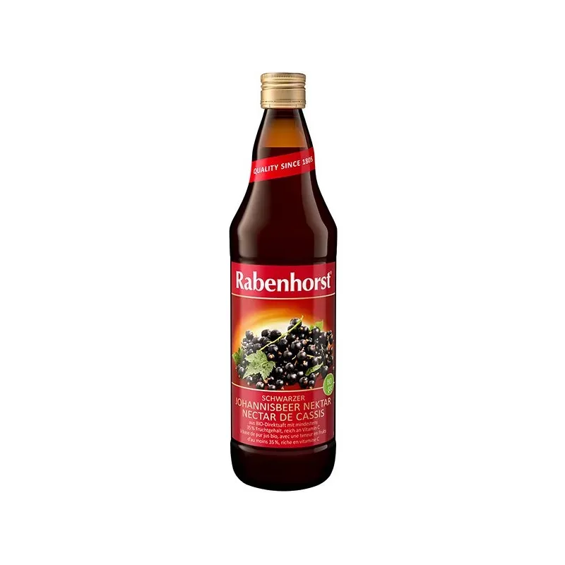 Rabenhorst Schwarzer Johannisbeer-Nektar Bio (700ml)