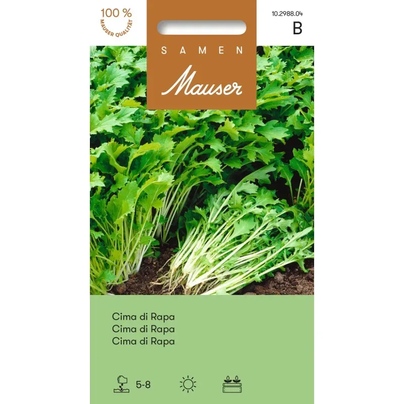 Samen Mauser Cima di rapa (5g)