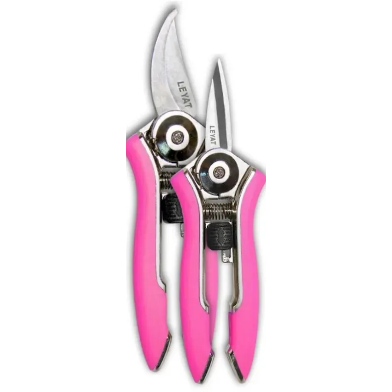 Samen Mauser Gartenscheren-Set LEYAT, Happy Line, pink (2-teilig)