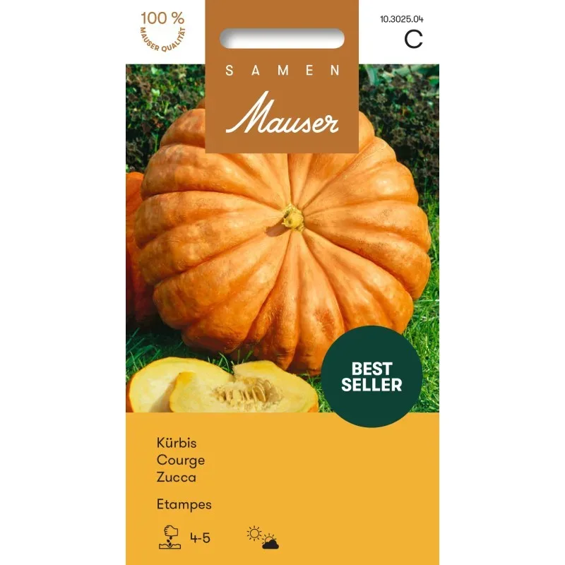 Samen Mauser Kürbis Etampes