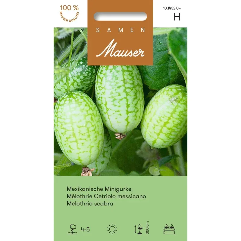 Samen Mauser Mexikanische Minigurke Saatkörner (15 Stk)