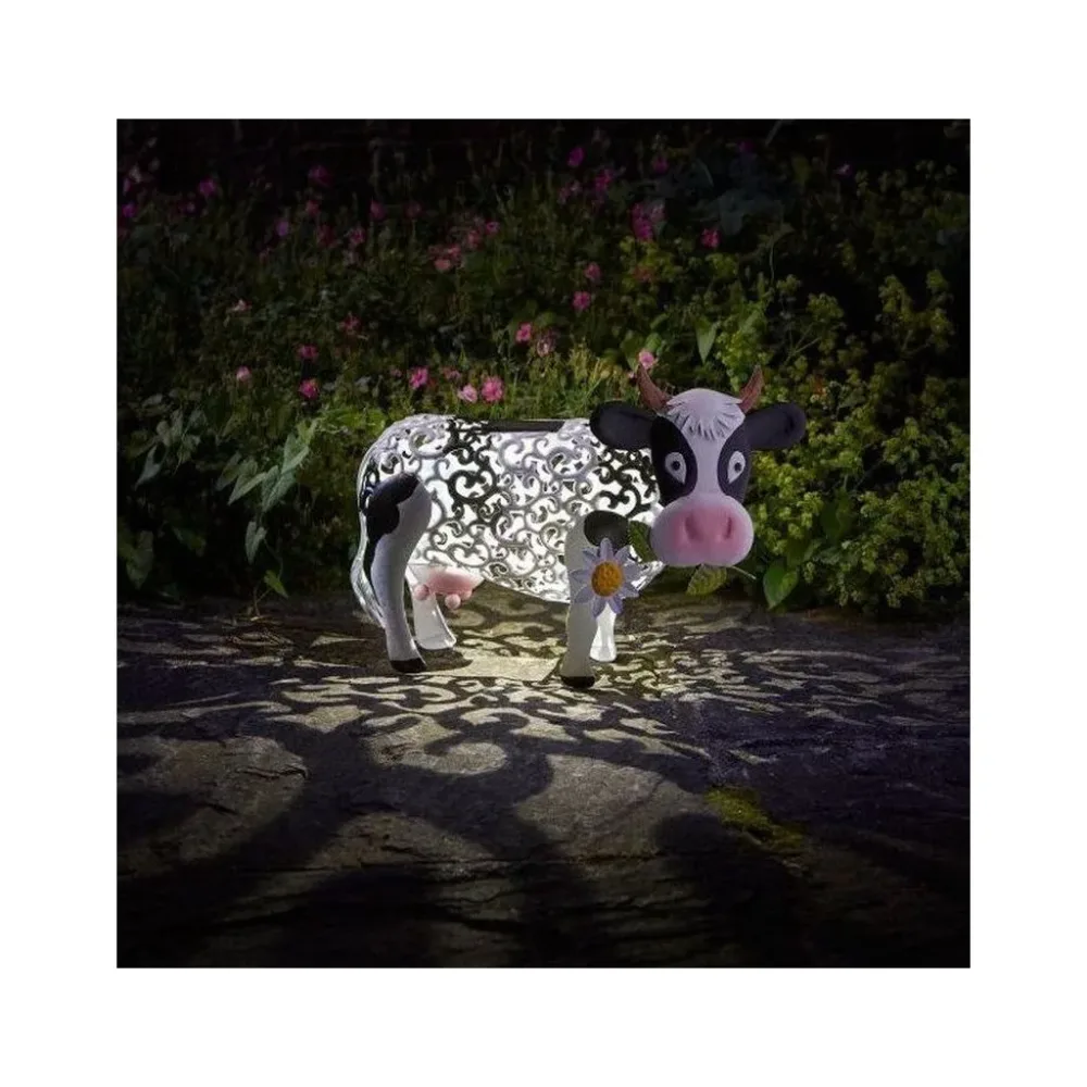 Samen Mauser Solar Silhouette Lampe, Daisy Cow, 26x39x23cm (1 Stk)