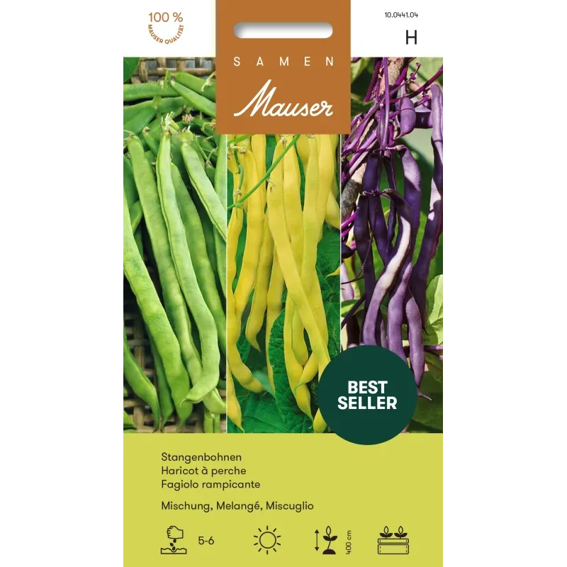 Samen Mauser Stangenbohnen-Mischung (60g)