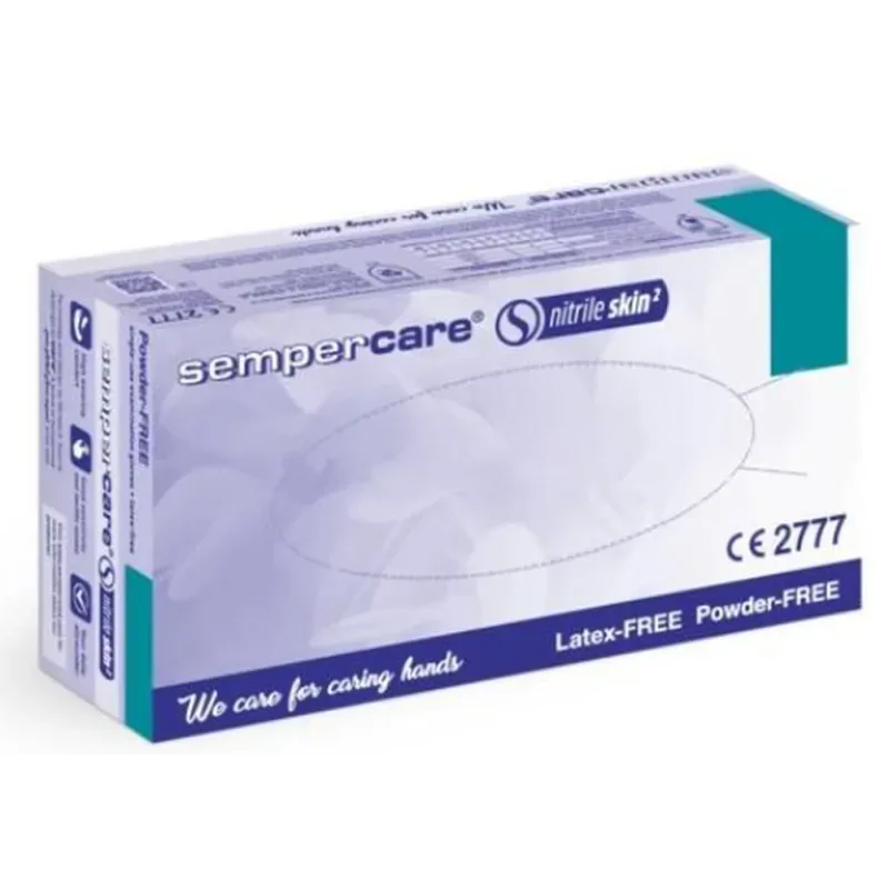 Sempercare safe Nitril-Untersuchungshandschuh, Grösse S, steril, Handumfang 15-18cm (100 Stk)