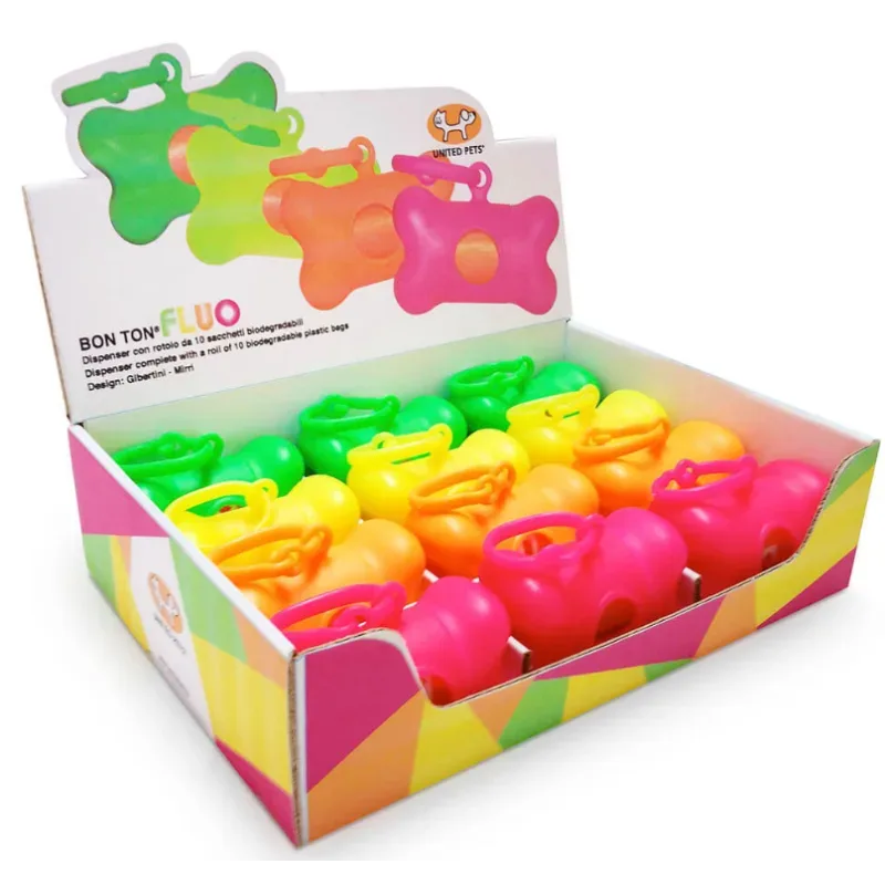 United Pets Bon Ton Fluo Toilettenzubehör für Hunde (12-teilig)