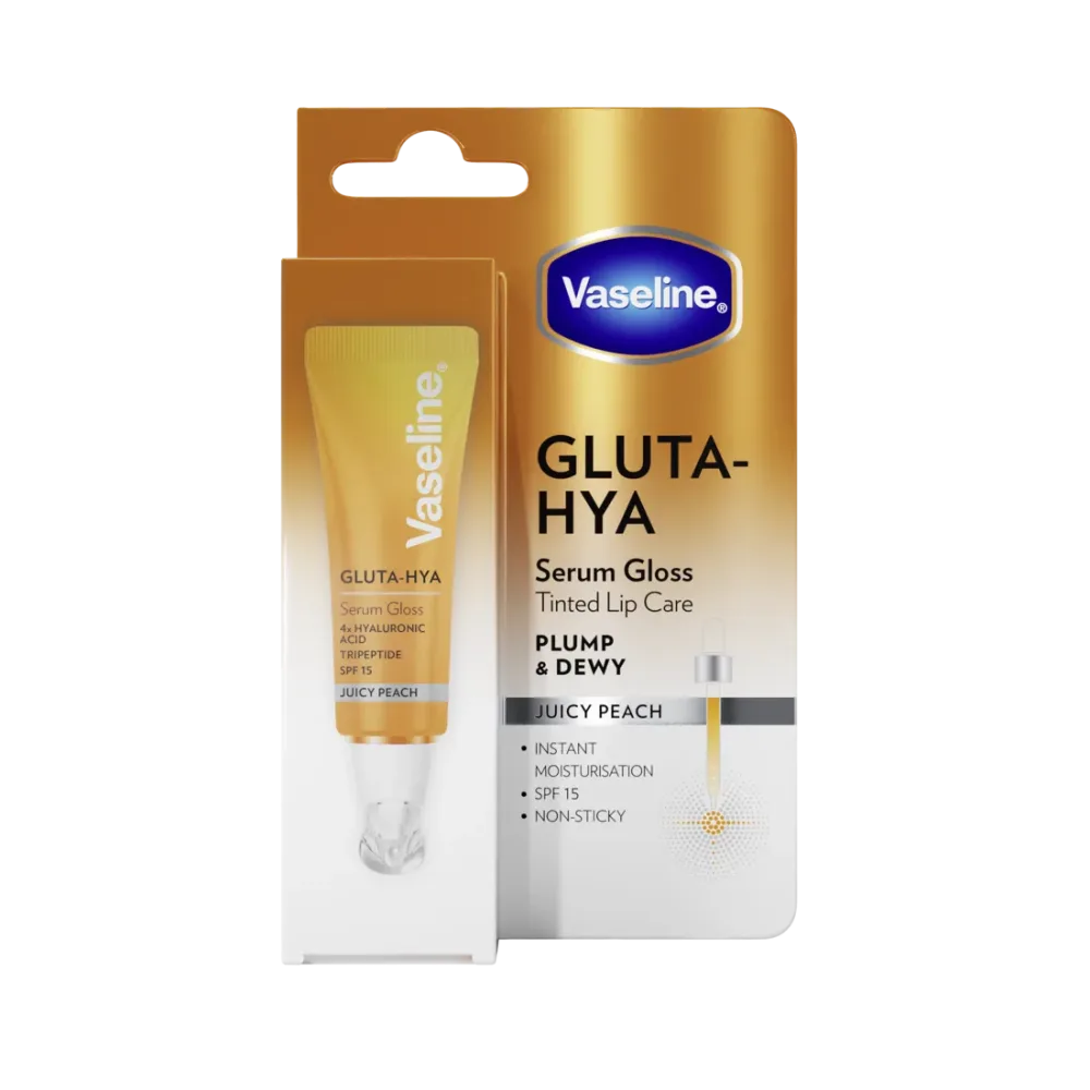 Vaseline - Gluta-Hya Lip Serum, 10 ml, Juicy Peach