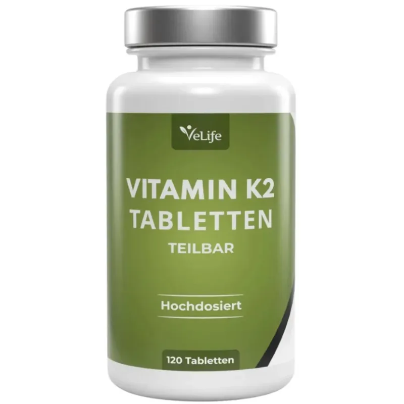 VeLife Vitamin K2 Tabletten teilbar (120 Stk)