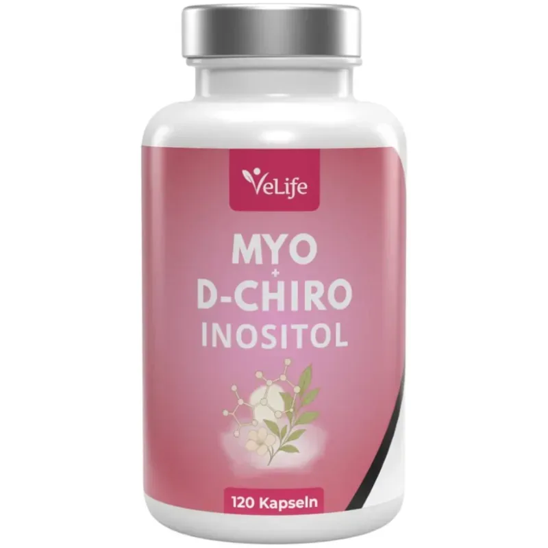 VeLife Myo + D-Chiro Inositol Kapseln (120 Stk)