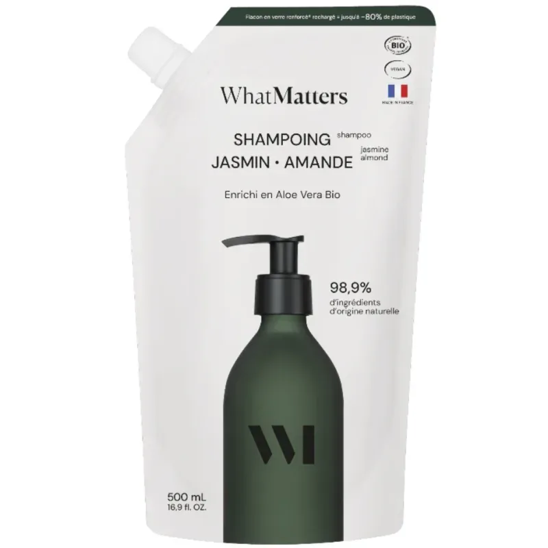What Matters Jasmin-Mandel-Shampoo Eco-Nachfüllpackung (500ml)
