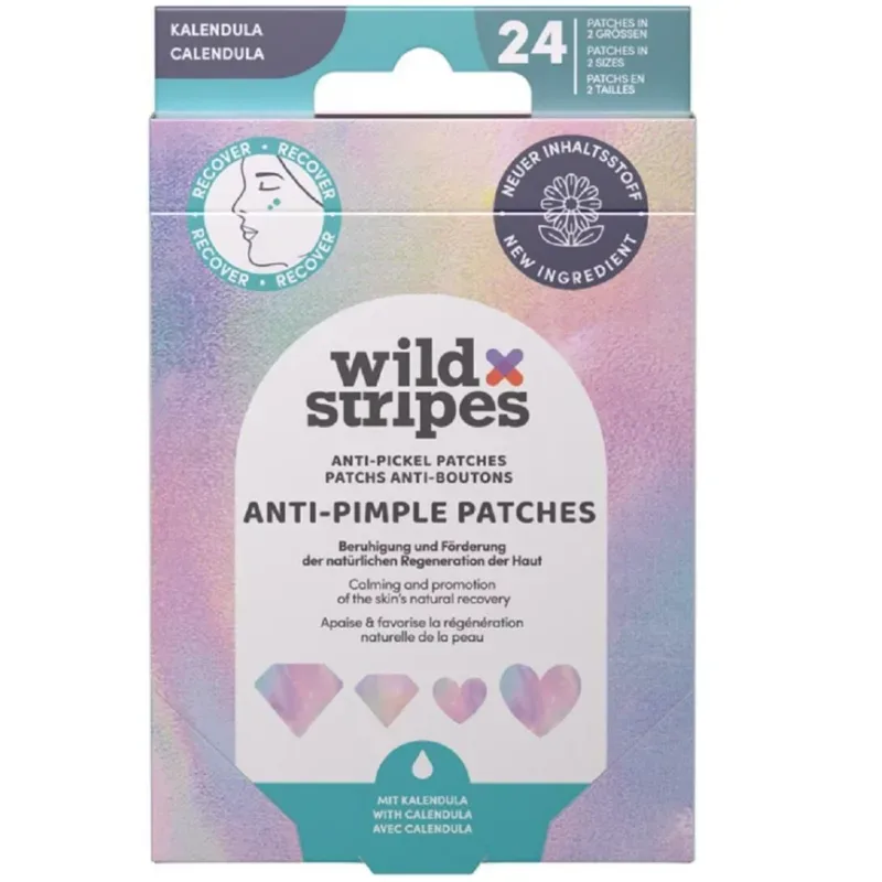 Wild Stripes Anti-Pickelpflaster mit Kalendula (24 Stk)