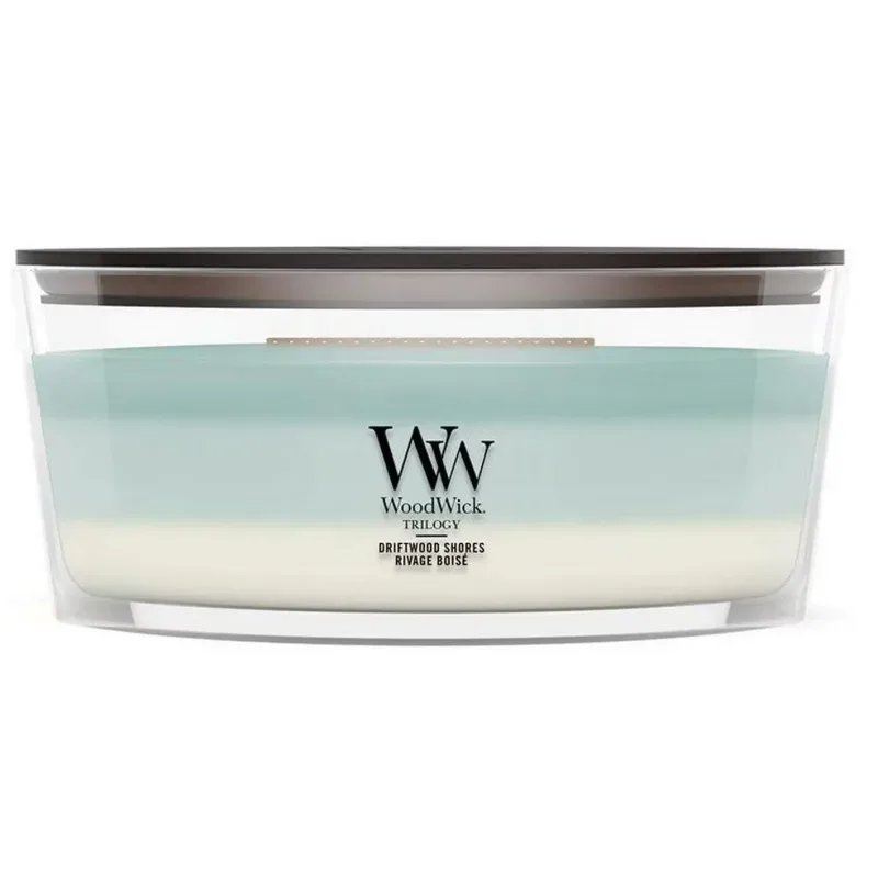 WoodWick Ellipse Driftwood Shores Duftkerze (454g)