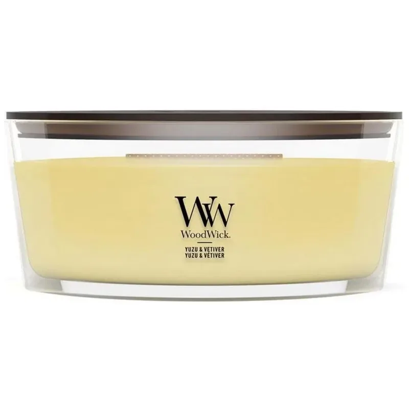WoodWick Ellipse Yuzu & Vetiver Duftkerze (454g)