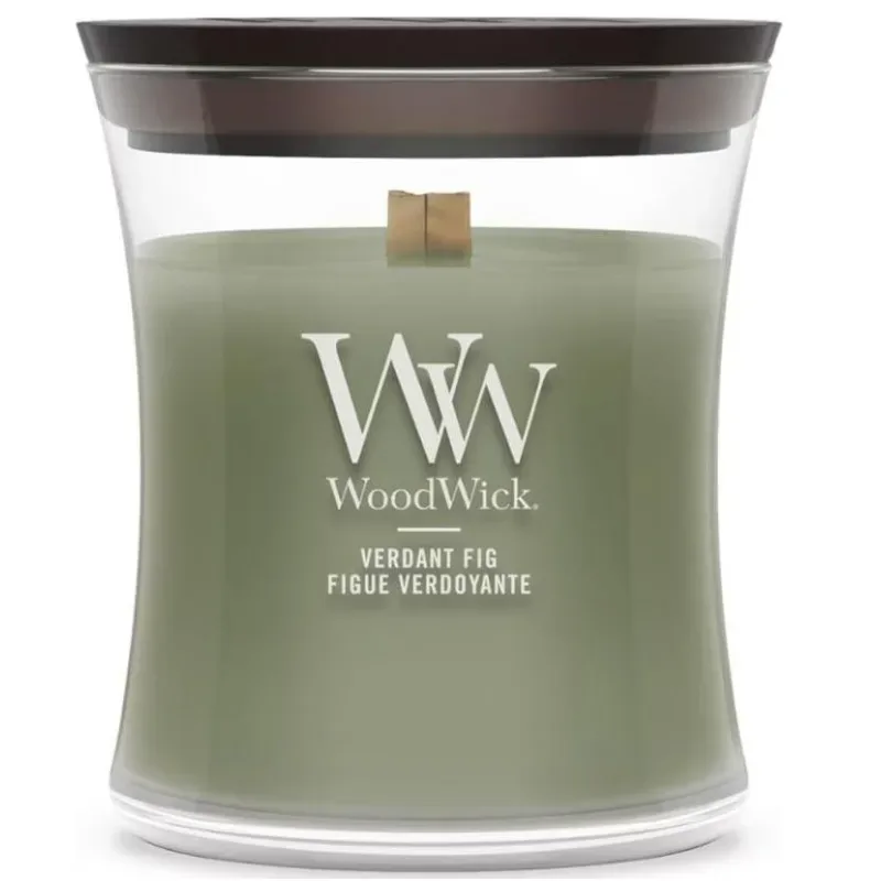WoodWick Verdant Fig Duftkerze (85g)