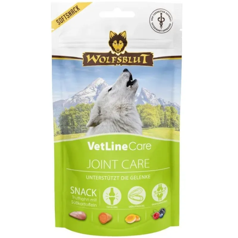 Wolfsblut VetLine Joint Care Hunde-Snack, Truthahn mit Süsskartoffeln (8x100g)