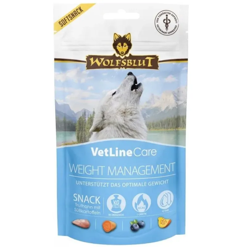 Wolfsblut VetLine Weight Management Hunde-Snack, Truthahn mit Süsskartoffeln (8x100g)
