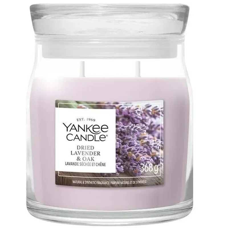 Yankee Candle Dried Lavender & Oak Duftkerze (368g)