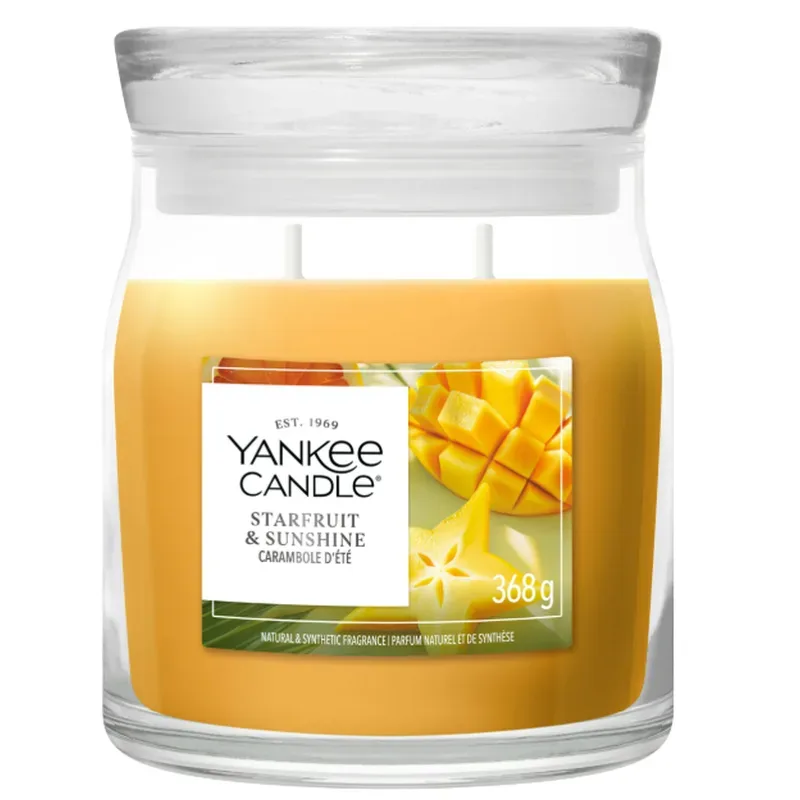 Yankee Candle Starfruit & Sunshine Duftkerze (368g)