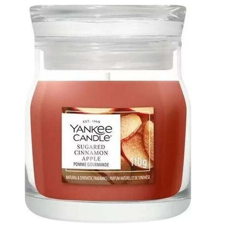 Yankee Candle Sugared Cinnamon Apple Duftkerze (110g)