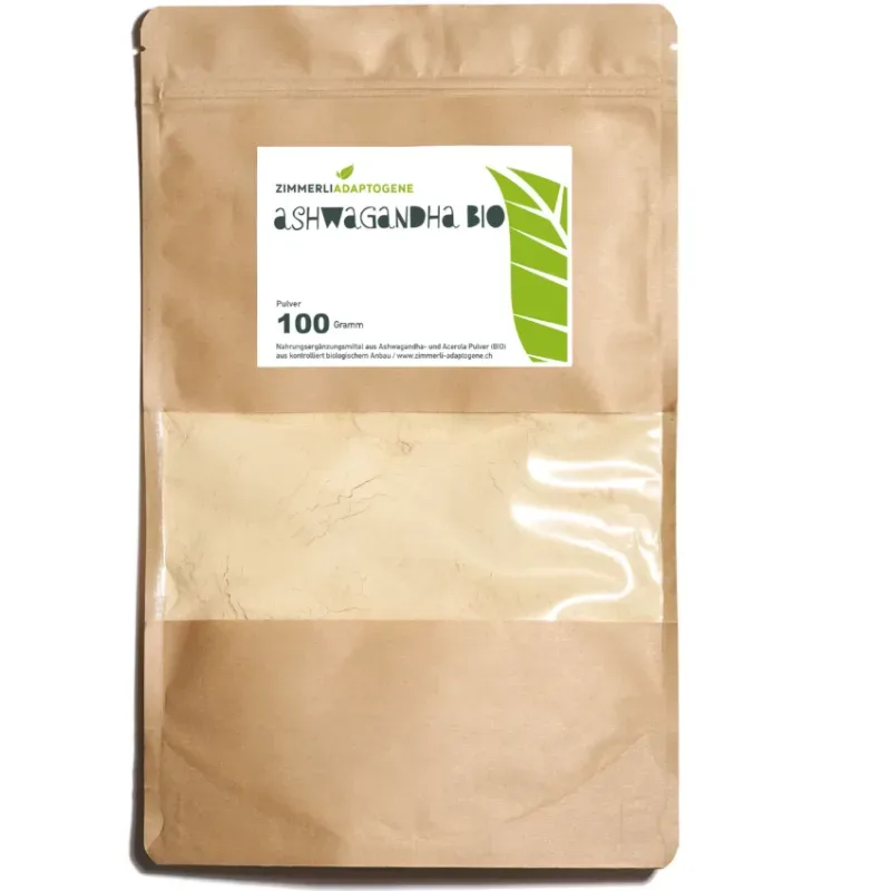 Zimmerli Adaptogene Ashwagandha Pulver Bio (100g)