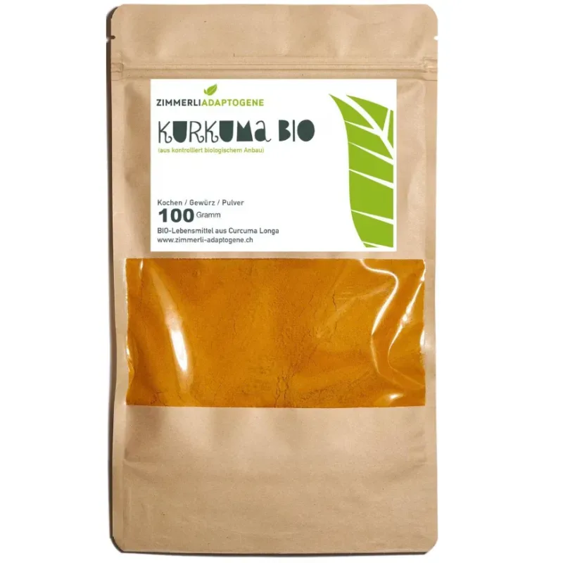 Zimmerli Adaptogene Kurkuma Pulver Bio (100g)