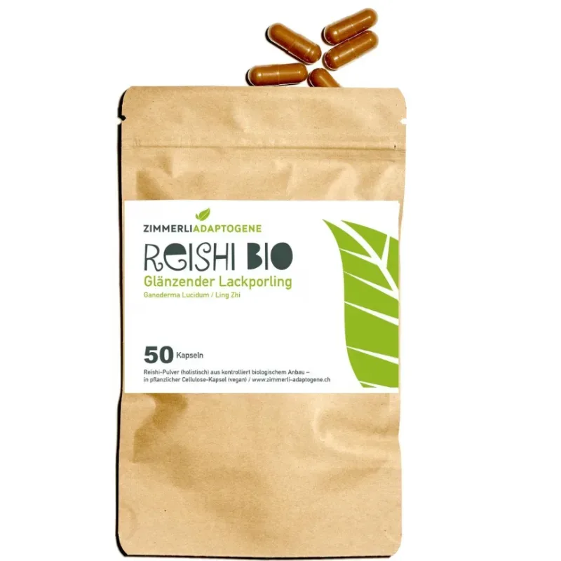 Zimmerli Adaptogene Reishi Kapseln Bio (50 Stk)