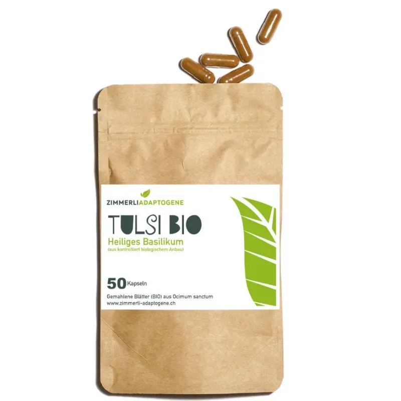 Zimmerli Adaptogene Tulsi Kapseln Bio (50 Stk)