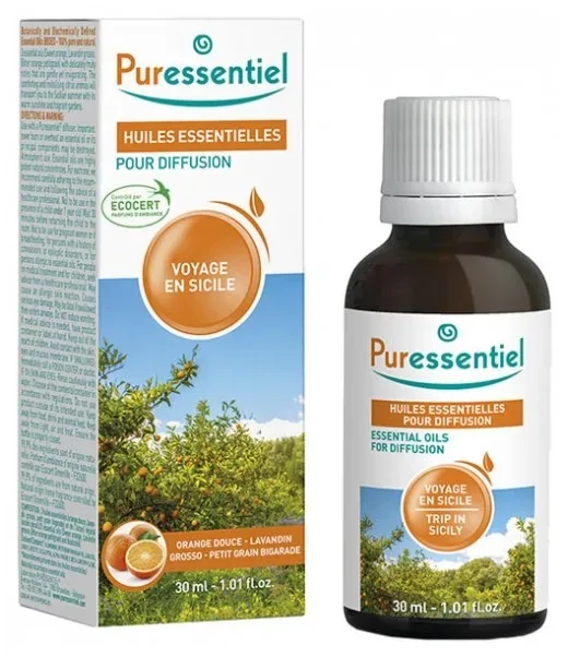 Puressentiel Reise nach Sizilien Ätherische Öle zur Diffusion (30ml)