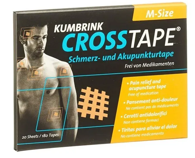 CROSSTAPE Schmerz- und Akupunkturtape Grösse M (180 Stk)
